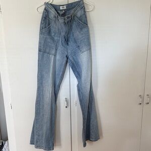 Pistola Light Blue Wide Leg Jeans